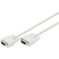 Digitus AK-610107-020-E seriële kabel Beige 2 meter DSUB, 9-pin