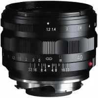 Voigtländer Nokton 40mm F/1.2 Type II ASPH Leica M-mount zwart