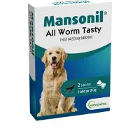 Mansonil All Worm Dog Tasty Small/Medium - Anti wormenmiddel