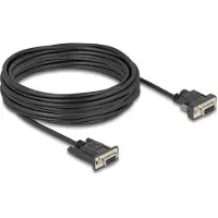 DeLOCK Serial Cable RS-232 D-Sub9 female to D-Sub9 female Power Connection at Pin 9 10 m