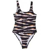 French Connection Zebra Print Classic Swimsuit Misc. Maat: XS | Badpakken Outlet | Dames | Zwart