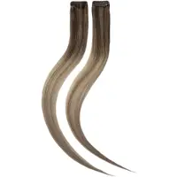 Rapunzel of sweden Single Invisible Clip-ins Straight / 2 pieces Dark Ashy Blonde Balayage B2.6/10.7 40 cm Hair extensions 10 g