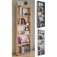 VCM Bulas5 wandkast 5 planken antraciet.