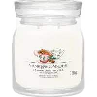 Yankee candle - London Christmas Tea Medium Geurkaars - 50 branduren - 2 lonten