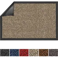 SKY Deurmat SKY - Droogloopmat - Schoonloopmat - voor Binnen en Buiten - Okerzwart - 90 x 600 cm