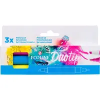 Talens Ecoline duotip markers primaire set, 3dlg.