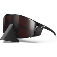 Julbo - Zonnebrillen - Edge Cover Noir Reactiv 0-4 High Contrast voor Unisex van Wol - Zwart
