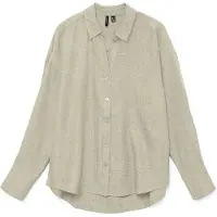 Vero Moda Blouse 'VMMELANEY QUEENY' greige