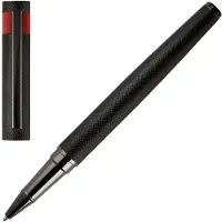 BOSS Inktroller van chroom met mat diamantgeslepen dessin