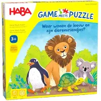 Haba Game meets Puzzle - Waar Wonen de Leeuw en zijn Dierenvriendjes?