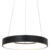 Steinhauer Led Hanglamp Ringlede Ø 48cm Zwart