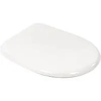 Plieger Uni Toiletbril - Universele vorm WC Bril - Duroplast - Wit - Met Deksel - Softclose - Quick Release - RVS Bevestiging
