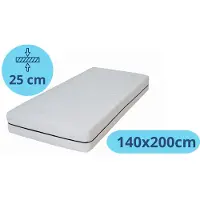Densi HR - Matras - Medisch Koudschuim - 140x200cm - 25cm - 7 Comfortzones - Medisch & Ventilerend - Anti-Allergisch