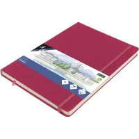 Kangaro schetsboek - A4 - ruby - met elastiek en lint - K-861331