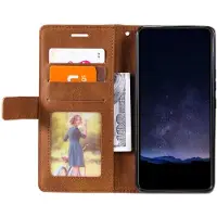 Mobigear Telefoonhoesje geschikt voor HONOR 200 Hoesje | Rhombus Bookcase Portemonnee | Pasjeshouder voor 3 Pasjes | Telefoonhoesje voor Pinpas / OV Kaart / Rijbewijs - Bruin