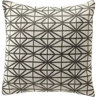 Dutch decor NISA - kussenhoes outdoor 45x45 cm - waterafstotend en uv-bestendig - Charcoal Gray - antraciet