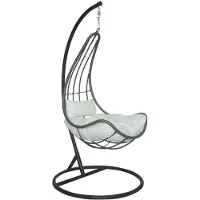 HOME DELUXE Hangstoel Polyrattan CAMA - Met regenhoes + kussens