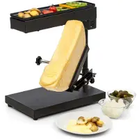 Klarstein Appenzell Peak raclette met grill 1000W thermostaatschakelaar zwart