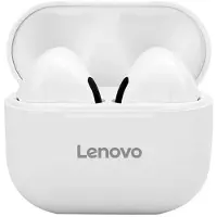 Lenovo LP 40 Bluetooth Oordopjes - Wireless Earphones - Draadloos - Draadloze Oordopjes - Draadloze Oortjes - Bluetooth Oordopjes - - Oortjes - Wit