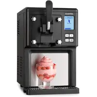 Klarstein Sweet Sundae ijsmachine compressor 1,5 liter rvs zwart