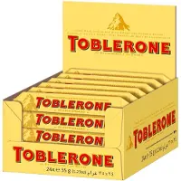Toblerone Zwitserse Chocoladerepen - grootverpakking - 24 repen a 35 gram