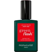 Manucurist Paris Green Flash Gel Nagellak 15 ml Poppy Red