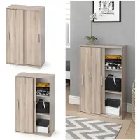 Vicco Falk Kledingopslagkast – 68 x 108.5 cm Sonoma