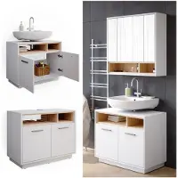 Vicco Beatrice Wastafelonderkast – 80 x 64 cm Wit