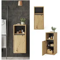 Vicco Viola Halfhoge kast – 33 x 80 cm Artisanaal eiken