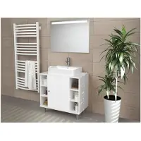 Vicco Fynn Wastafelonderkast – 60 x 54 cm Wit
