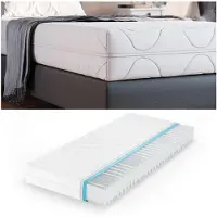 VitaliSpa Koudschuim matras – 100 x 200 cm 20 cm hoogte Wit