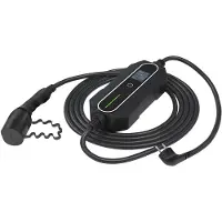 EM2GO EM036ACPS AC Draagbare Laadstation Schuko naar Type2 - 230V - 6/8/10/13/16A - 3,6kW - IP66 - 5m - Zwart