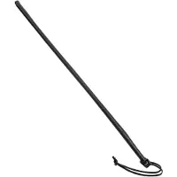 Rimba Bondage Play - Leren Cane - Kunststof Binnenkern - Lengte 62 cm