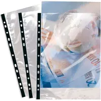 Exacompta Showtassen A4 Transparant PP (Polypropeen) Boven 100 Stuks
