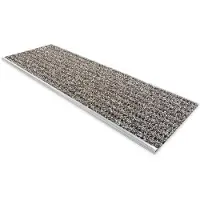 Karat Veiligheidstapmat met Aluminium Rail - Buitentrapmat - Slipvast in Natte en ijzige Omstandigheden - Geschikt Voor Buitentrappen - 24 x 60 cm - Bruin