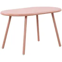 CLP Velva Salontafel - Ovaal - Loungetafel - voor buiten en binnen - Weerbestendige en UV-bestendige tuintafel - Bijzettafel voor buit roze