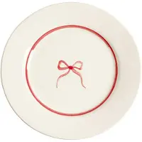 Pick a Poppy Bow saladebord Donkerroze, 22 cm