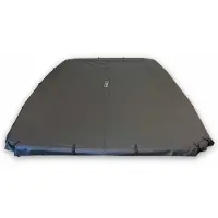 North Rechthoekige Trampoline Afdekhoes Flat To The Ground 360 x 250 cm Black