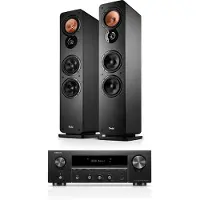 Teufel ULTIMA 40 + DENON DRA-900H Stereo Zwart