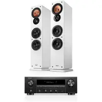 Teufel ULTIMA 40 + DENON DRA-900H Stereo Wit