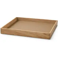 Lind DNA Dienblad Square S Even Nupo Nougat / Teak