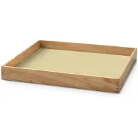 Lind DNA Even teakhouten dienblad square S Nupo lemon sorbet