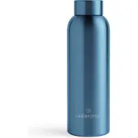 Waterdrop Thermosfles - 600 ml - Roestvrij Staal - Blue Brushed