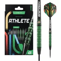 GOAT Athlete Green Brass - Dartpijlen