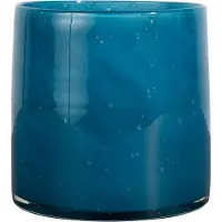 By On Calore theelicht-vaas M Ø15 cm Petrol