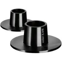 Fyrklövern kandelaar mat 2-pack Zwart