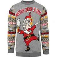 Suitable Suitabe Kersttrui Muticoour Grijs Apoo ampjes