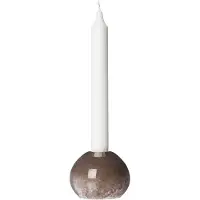 ERNST kandelaar glas Ø7,5 cm Kastanjebruin