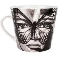 Carolina gynning Golden Butterfly mok 40 cl Black-white