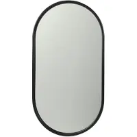 AYTM Angui Spiegel 100 Cm Antraciet - Wandspiegels Staal Anthracite - 501480065085